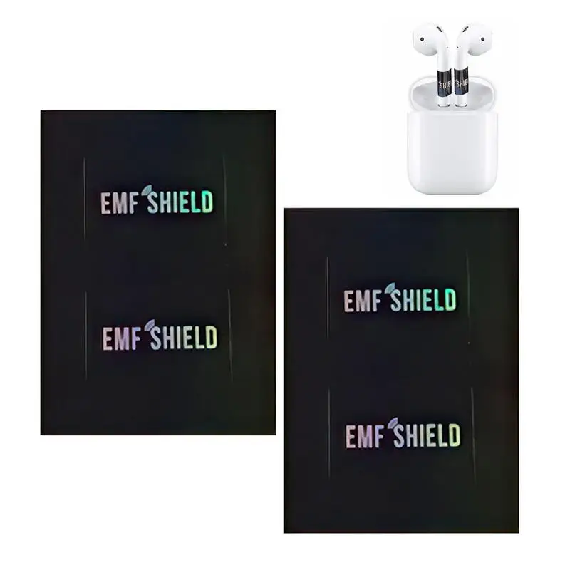 

Anti Radiation Stickers 2pc/set Smartphone Radiation Shield Decals Efficient Block Of Radiation For Electronic Devices EMF
