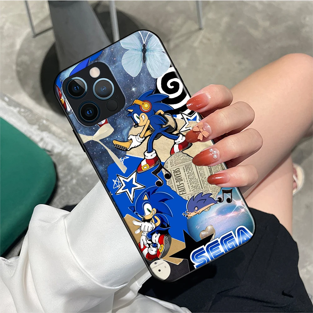 thumbnail image 1 of Nueva funda de teléfono de alta gama Anime Sonics Hedgehog para Samsung Galaxy A15 S10E S9 S8 S7 Note 20 10 9 8 Plus Lite, 1 of 5