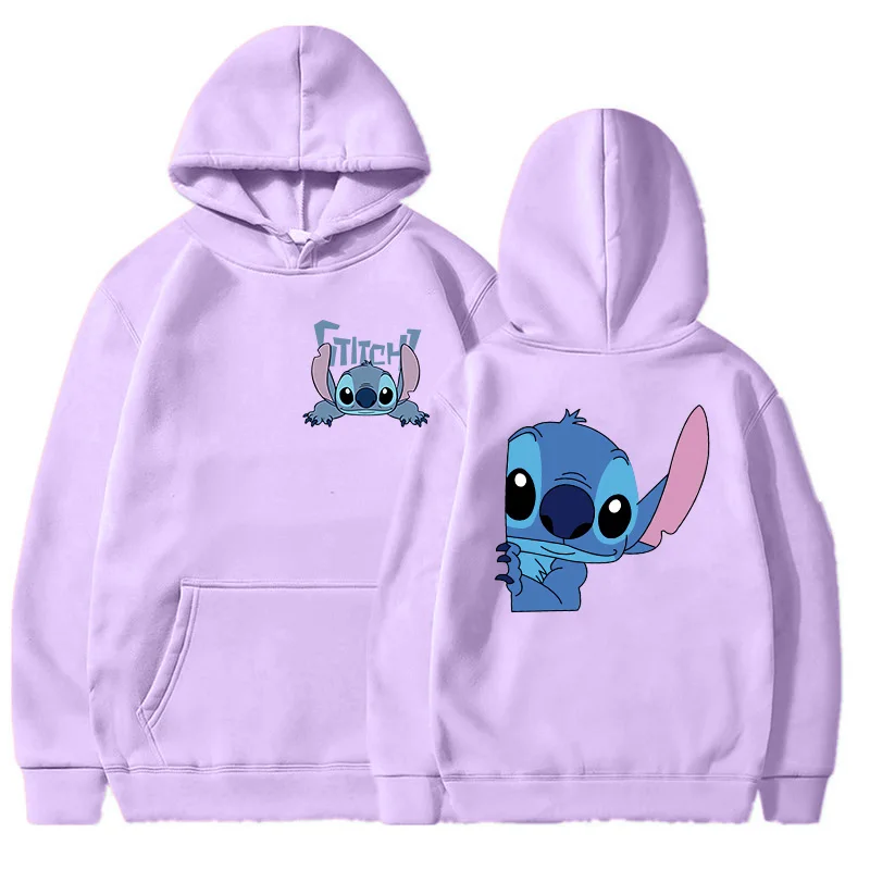 thumbnail image 1 of Sudadera con capucha de Disney Stitch para mujer, ropa de calle Harajuku, bonita sudadera de Anime, ropa de calle de Manga, Unisex, 1 of 5