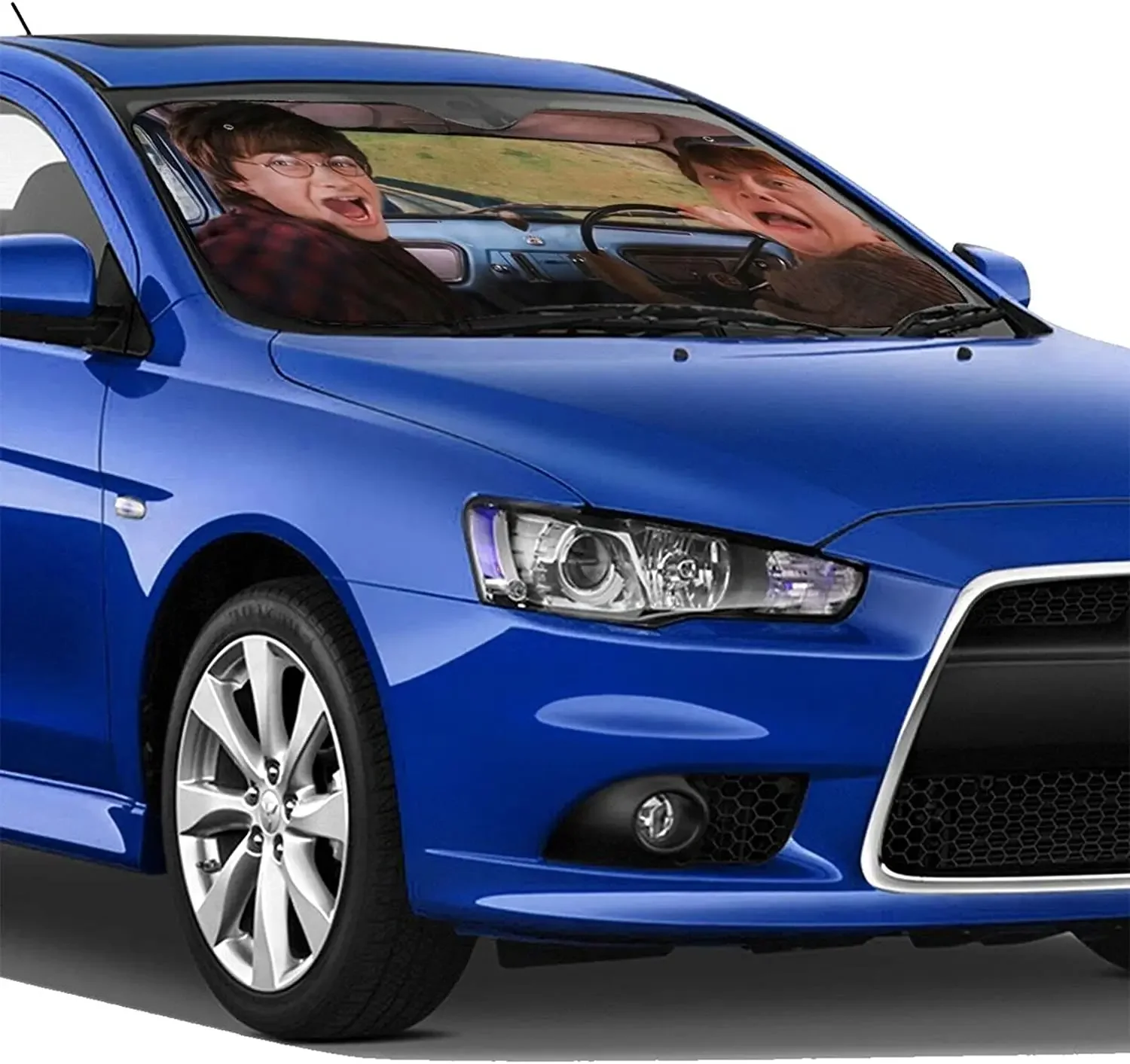 AFOK Harry Magic Po-Tter Car Windshield Sun Shade Universal Fit Car Sunshade Front Window Visor Protect Your from Sun Heat