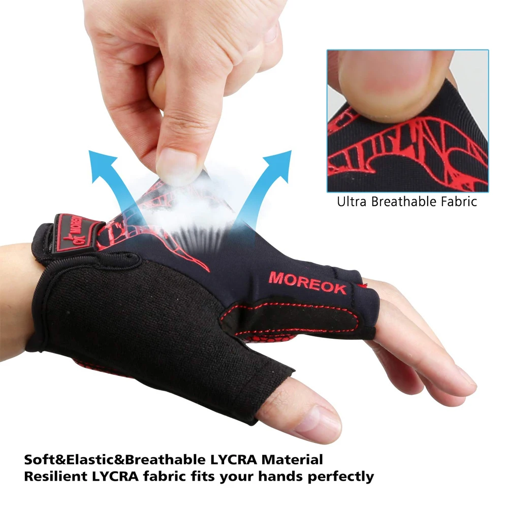 Cycling Gloves Bike Gloves 5MM Gel Pad Biking Gloves Half Finger Road MTB Bicycle Gloves for Workout/Motorcycle/Training/Outdoor 4