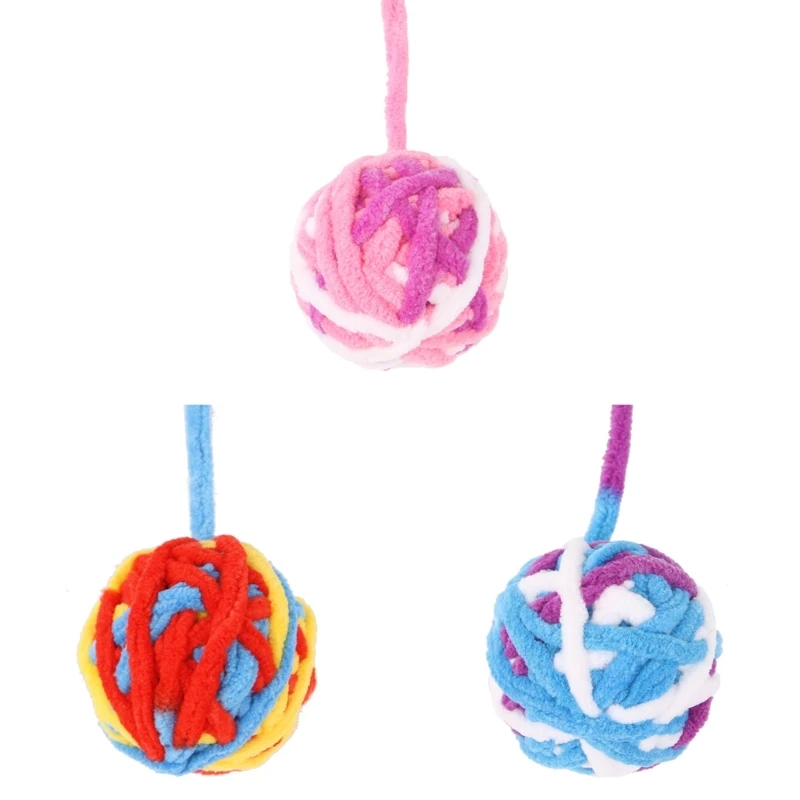 

Cats Toy Ball Soft Toy Ball Plush Ball Pet Toy Dog Chewing Ball Gift
