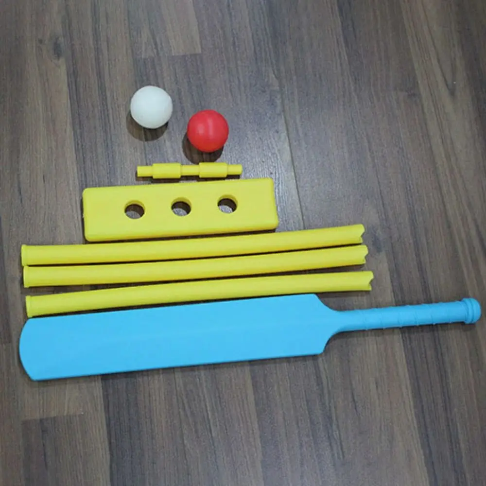 Plastic Exercise Sports Equipment Kids Cricket Set Beach Games Croquet Paddles Hard Board cricket ball