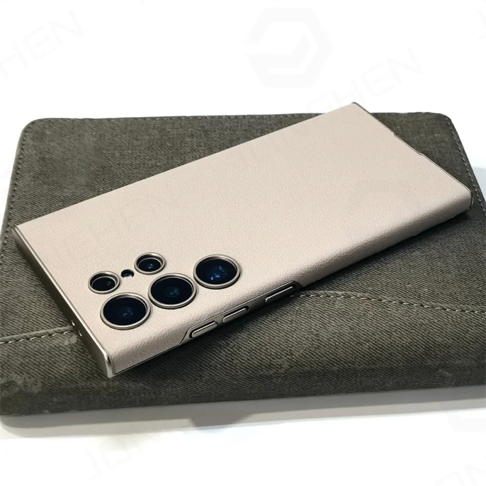 Luxury Ultra-Thin Leather Curved Case - All-Inclusive Shockproof Cover