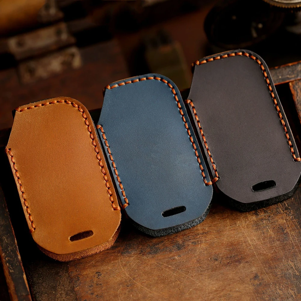 

Faux Leather Car Control Key Case Cover For KIA For Sorento Remote Key Fob Shell Protector Car Accessories