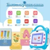 Russian English kids learning tablet educational study pad for toddler to Learn Alphabet music children Interactive laptop 3