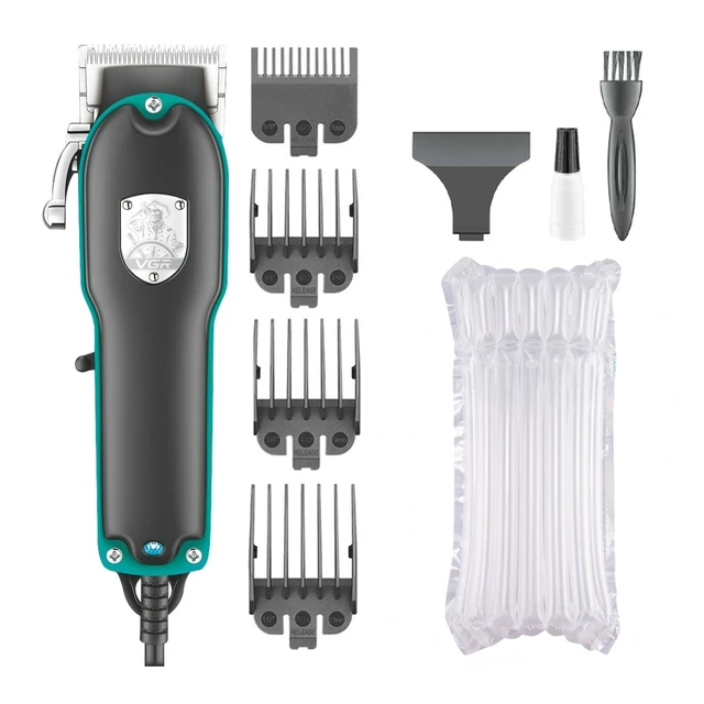 VGR Hair Cutting Machine Professional Hair Clipper Electric Hair Clipper Wired Haircut Machine Barber Home Trimmer for Men V-123 bubble bag