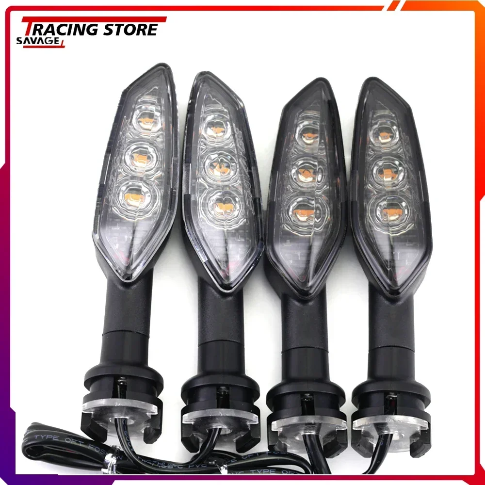 Motorbike LED Indicators Turn Signals Blinkers With Integrated Driving Lights - Alchemy Parts