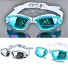 Professional Silicone Swimming Goggles Anti-Fog Electroplating Uv Swimming Glasses for Men Women Diving Water Sports Eyewear 2