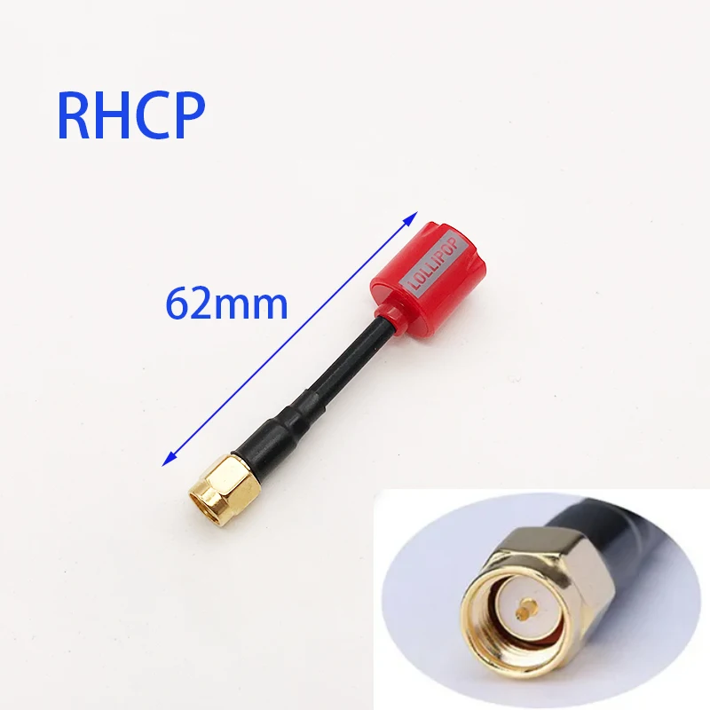 62mm SMA red