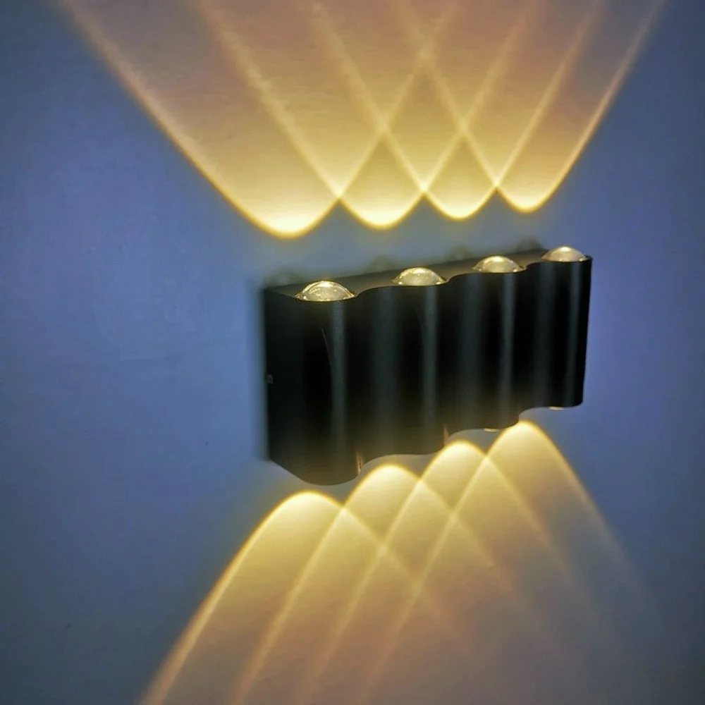 

4W 6W 8W LED Wall Light Outdoor Waterproof Modern Nordic Style Indoor Sconce Lamps Living Room Porch Garden Mall Hotel Lighting