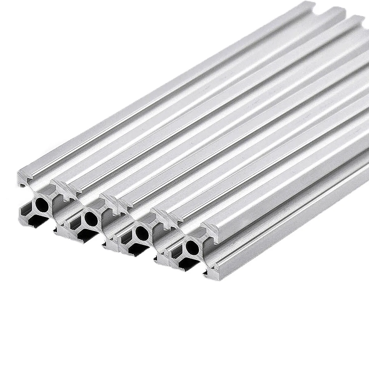 Aluminum Profile Extrusion T-Slot EU Standard 100-1000mm For CNC 3D Printer DIY 4pc