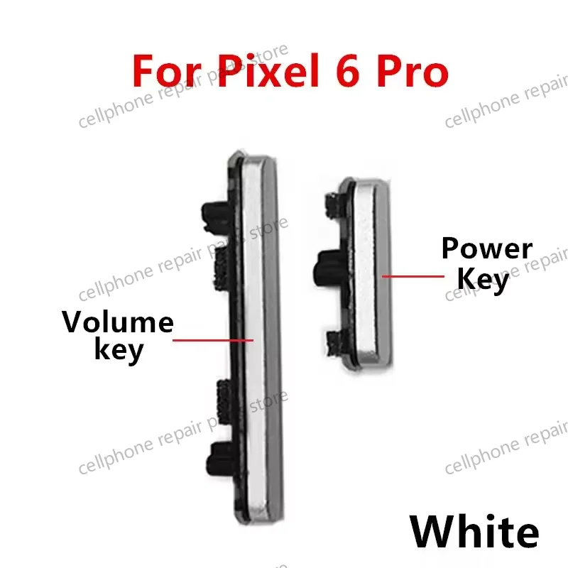 구글 픽셀 6 Pro 6A Pixel6 Pixel6A 6Pro 전원 켜기 끄기 볼륨 버튼 측면 키 전화 수리 교체 부품 버튼 키