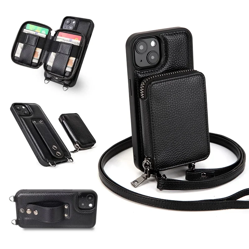 

The New Model Is Suitable for iPhone 14 Detachable Detachable Phone Case 13 Promax Diagonal Zero Wallet 12pro Protection Cover