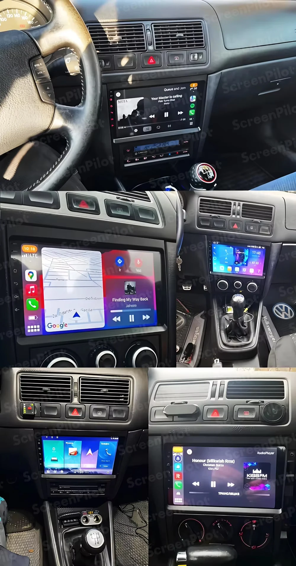 Radio Multimedia con Pantalla Táctil Android 16 para Volkswagen VW Golf 4 IV 2002-2008, Jetta MK4 Classics, Reproductor de Video, Carplay 3