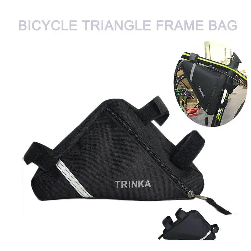 Bicycle Bag Triangle Front Frame Handlebar Waterproof Cycling Bike Parts