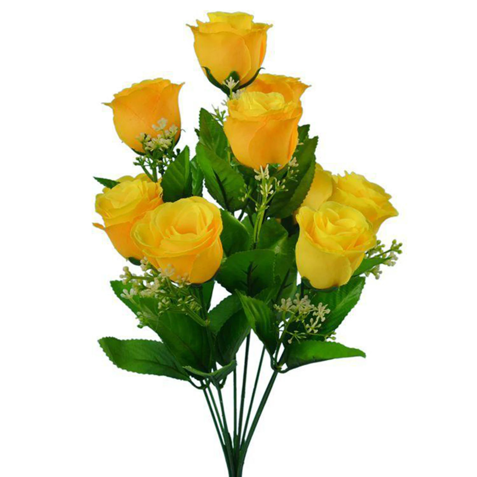 

1 Bunch 10 Heads Artificial Flowers Simulated Bouquet Fake Flowers Wedding Bridal Bouquet Flowers Home Decor Wedding Decor