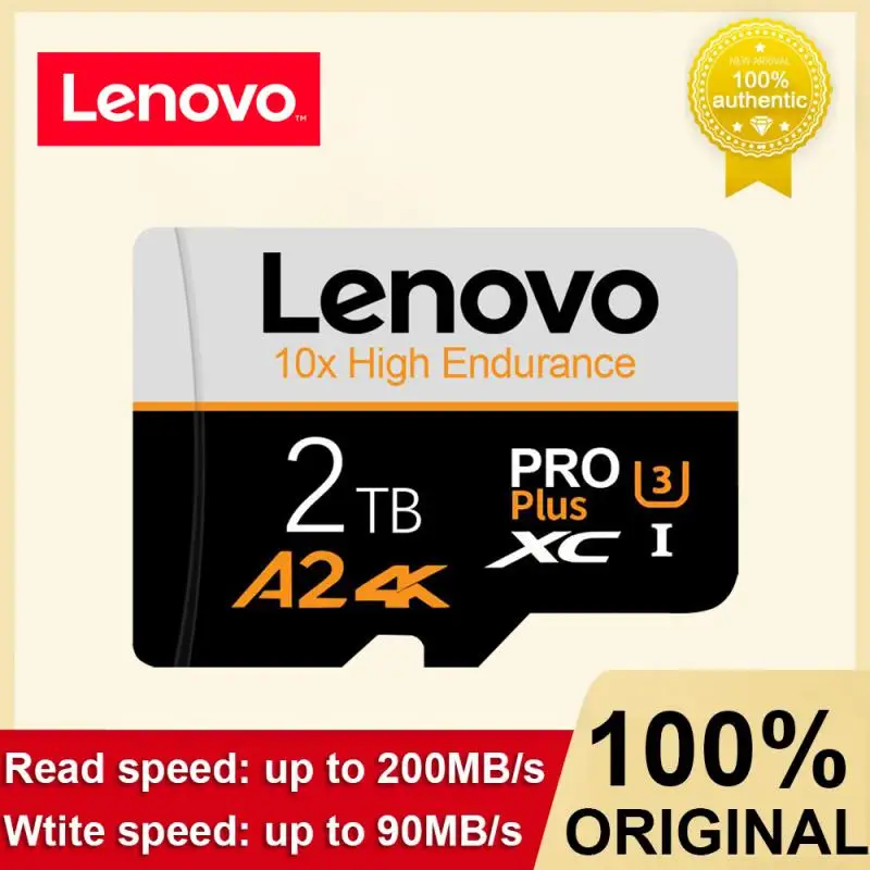 Lenovo Class10 Micro Tf Sd Card 2Tb 1Tb Scheda Di Memoria Scheda Sd Ad Alta Velocità 512Gb Per Giochi Nintendo Switch Ps4 Ps5 Laptop Steam Deck