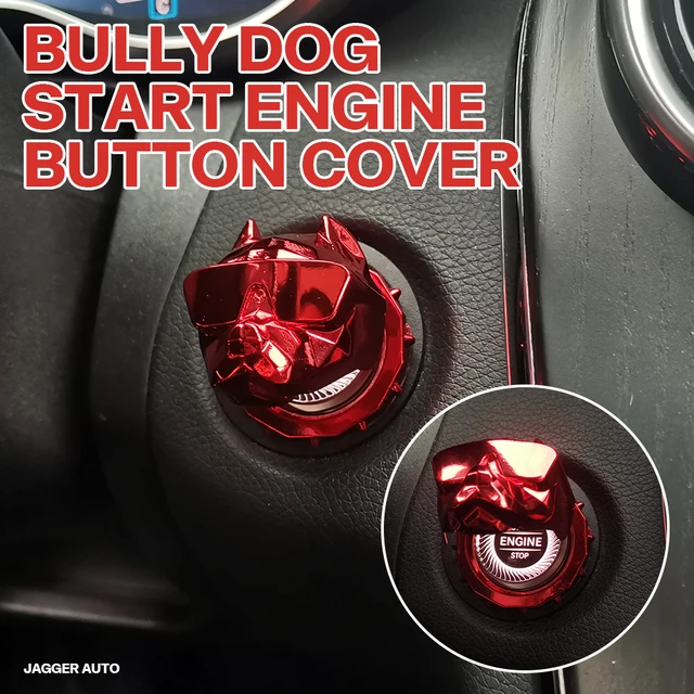 Décoration d'intérieur de voiture, 1 pièce, bouton de démarrage, allumage,  arrêt du moteur, bouton poussoir, housse de protection, autocollant de  décoration - AliExpress