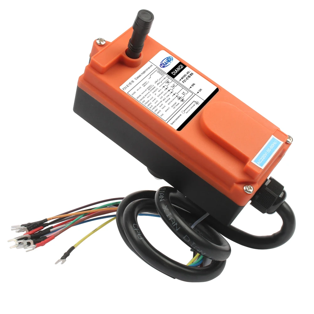 F21-E1B 최고 품질 산업용 리모컨 스위치 AC220V 380V 110V DC 12V 24V 36V 호이스트 크레인 제어 리프트 크레인 리프트