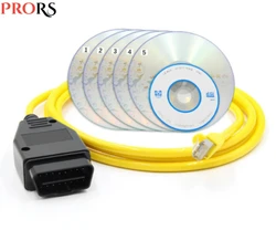 ESYS ENET Cable for BMW F-serie Refresh Hidden Data E-SYS ICOM 3.25.3 and V50.3 Data E-SYS ENET OBD Car Diagnostic Net Cable