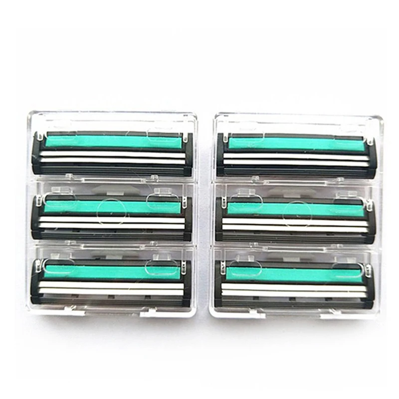 

15xTravel Set Handle Shaving Razor Replaceable Safety Razor Double Blade