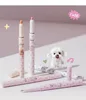 FLORTTE  Cute Animals Lipstick Pen Natural Matte Double Ended Lip Liner Lasting Whitening Waterproof Lip Gloss Cosmetic 5
