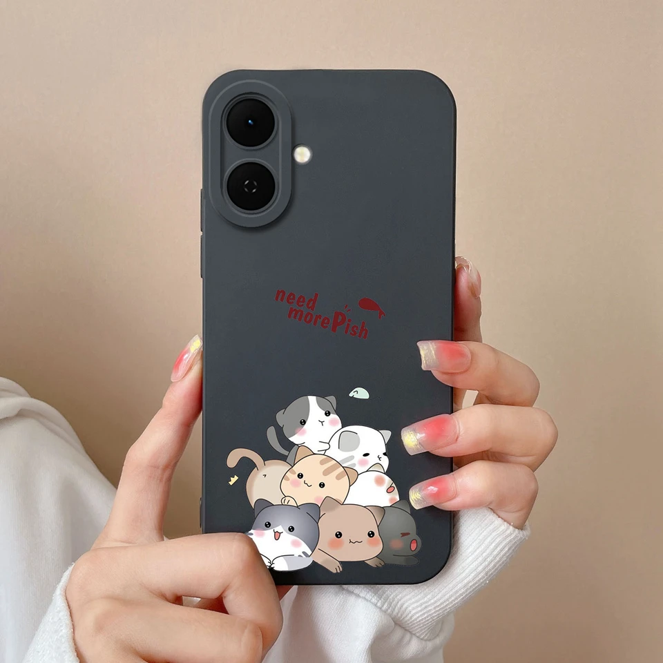 Cartoon Astronaut Cactus Anti-Fingerprint Creative Back Cover Case