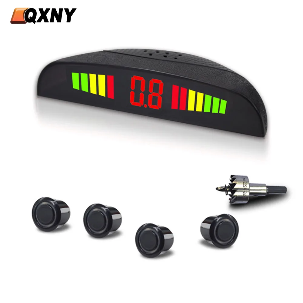 Фонарь парковочный с 4 датчиками парктроник для авто звуковым оповещением об