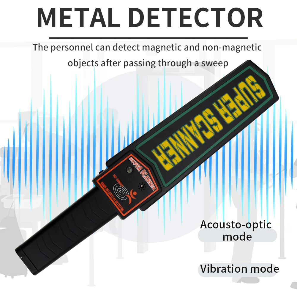2023 High performance Hand Held Metal Detector Super Scanner High Sensitivity Security Scanners Portable Metal finder