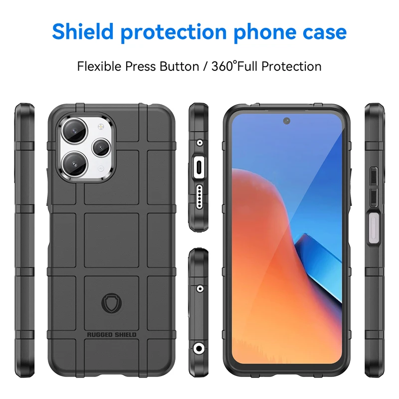 YBROY Funda para Xiaomi Poco M6 Pro, Fundas Silicone TPU Delgado Premium,  Suave y Duradera, Resistente a los Arañazos, Carcasa para Xiaomi Poco M6 Pro.(Negro)  : : Electrónica