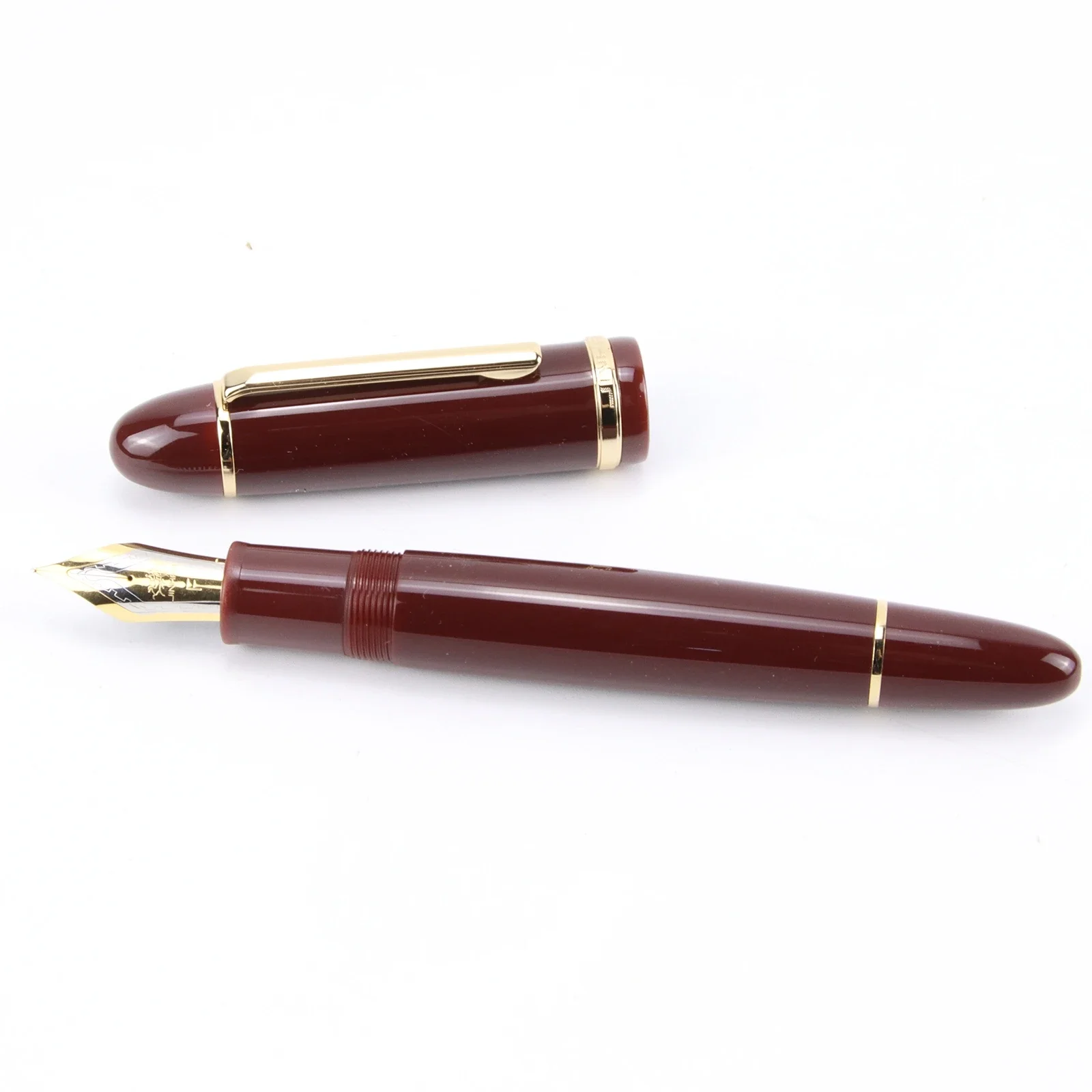 JinHao X159 Acrylic Fountain Pen with slivergold Clip EF F Nibs writing ink pen students business signature office supplies 1pcs fountain pen