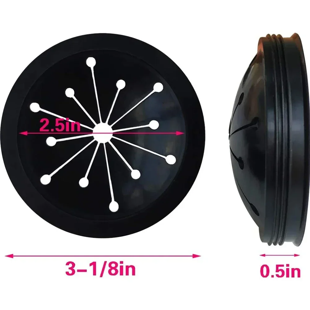 1pc Disposal Splash Guard Garbage Stopper Ring Cover For InSinkErator Rubber Quiet Collar Sink Baffle Reduce Disposer Noise Tool sink overflow cover drain stopper basin drain stopper bathroom sink plug washbasin drain plug bathroom sink stopper bathroom sink overflow cover
