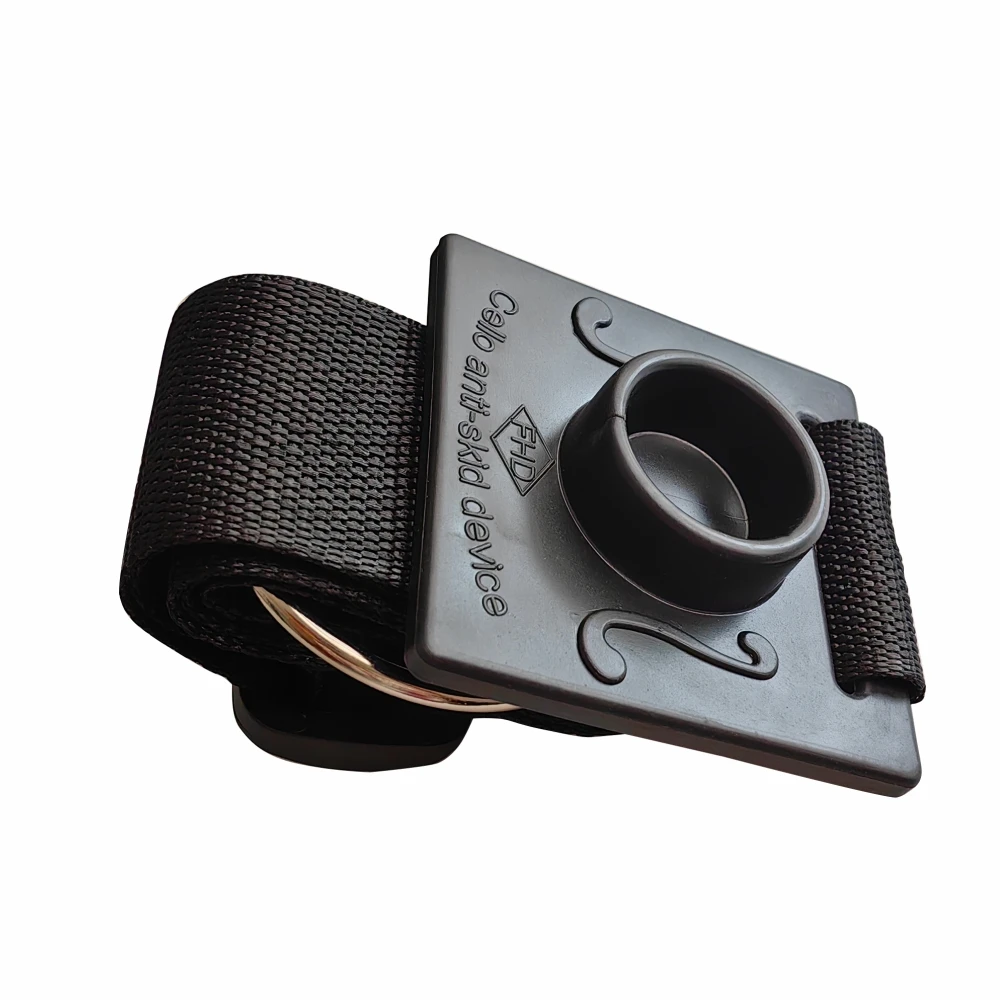 Anti Scratch Positioning Non Slip Pad With Strap Stand Cello Endpin Stopper Replacement Musical Instrument Practicing Holder 1Pc