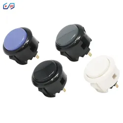 4pcs/lot Push Button Original Sanwa OBSFE-30 Silent Snap In  Switch Push Buttons For Arcade Machine DIY Cabinet JAMMA