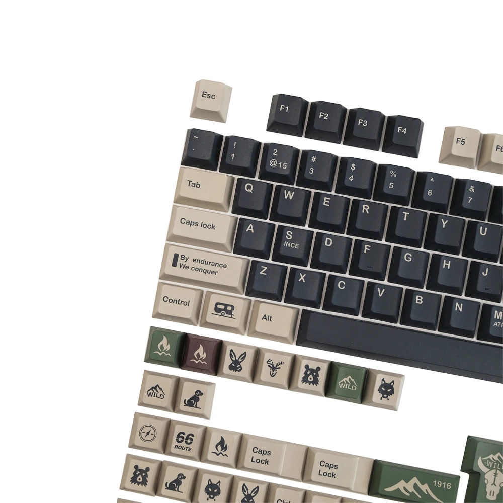 Gmk-teclados Mecânicos Keycap Keycap Pbt Dye-sublimação Perfil Cherry Shift 1.75u 2.25u 3u 6.25u 7u Barra de Espaço - Imagem 2