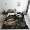 Burzum Blow The Trumpet Blanket Fleece Autumn/Winter Multi-function Soft Throw Blanket for Home Outdoor Bedspread 2