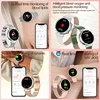 Women diamond Smart Watch ECG Women Health tracking Watch Full Touch Screen BT Call Custom dial Smartwatch For Huawei Xiaomi IOS 6