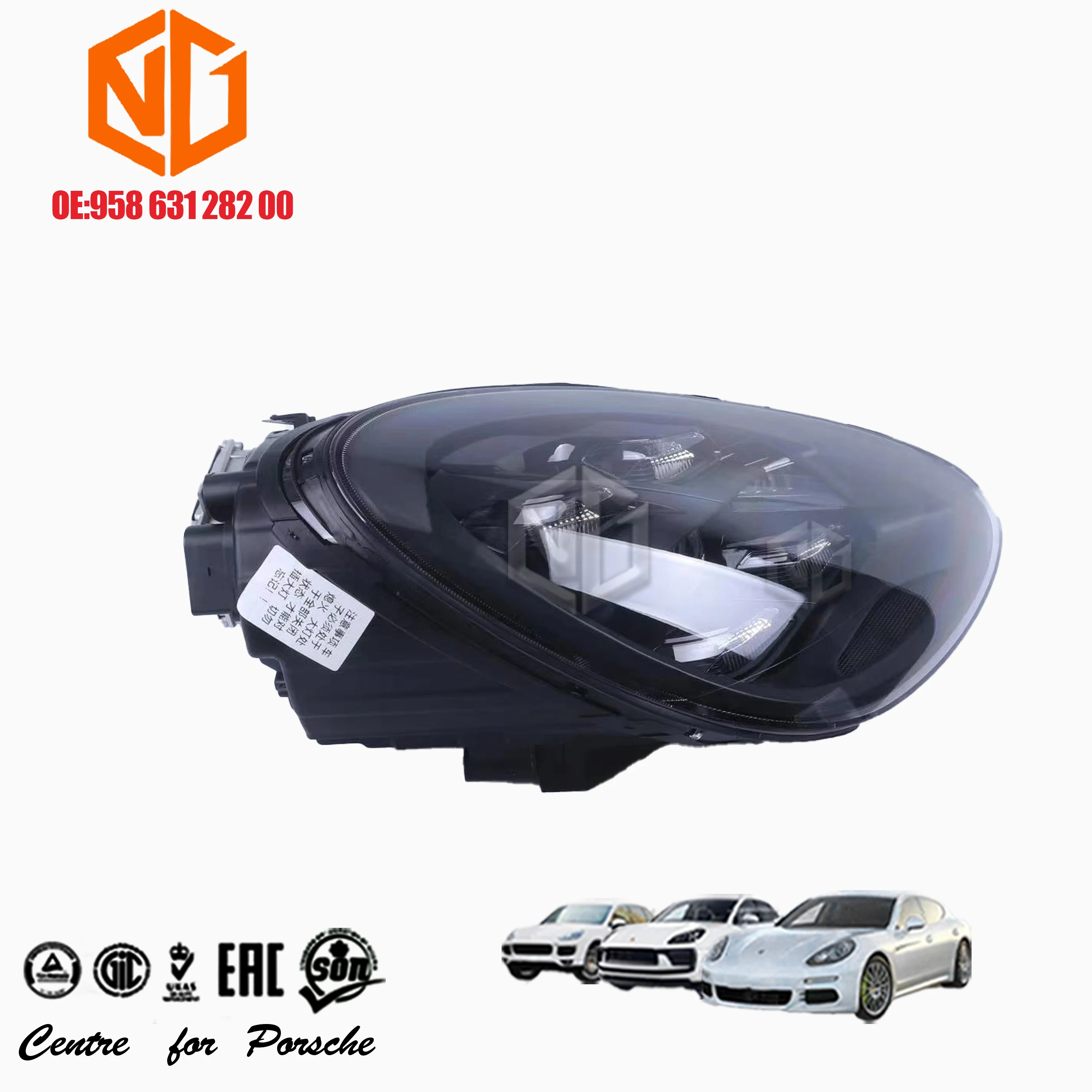 

LAIDE High Quality Car Led Cayenne Headlights OE 958 631 175 30 958 631 176 30 for Porsche Cayenne 958 Headlights 2015-2017