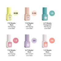 DIYDAY Eyelash Glue 0.3S 0.5S 1S 2S Lashes Extension Adhesive 3S Unscented Diy Cluster 5ml Fast Drying Lash Glue for Makeup Tool 2