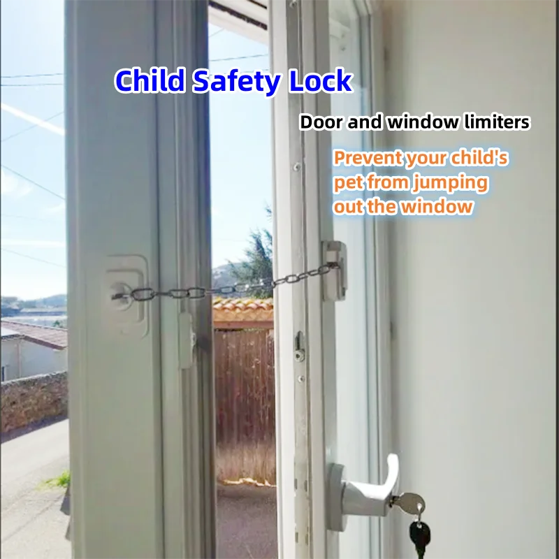 Child Safety Locks Upgraded Adjustable Window Limiters Door Locks Refrigerator Keep Children Safe