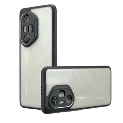 Luxury Armor Matte Phone Case - Clear Acrylic Shockproof Back Cover for Honor X9B (1)