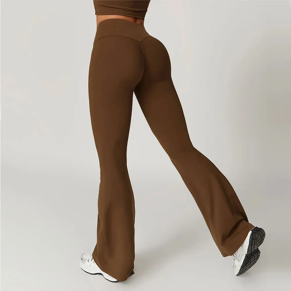 Women Yoga Pants Flare Leggings Yoga Pants Women Bell-bottoms High Waist Fitness Stretch Gym Workout Sports Push Up