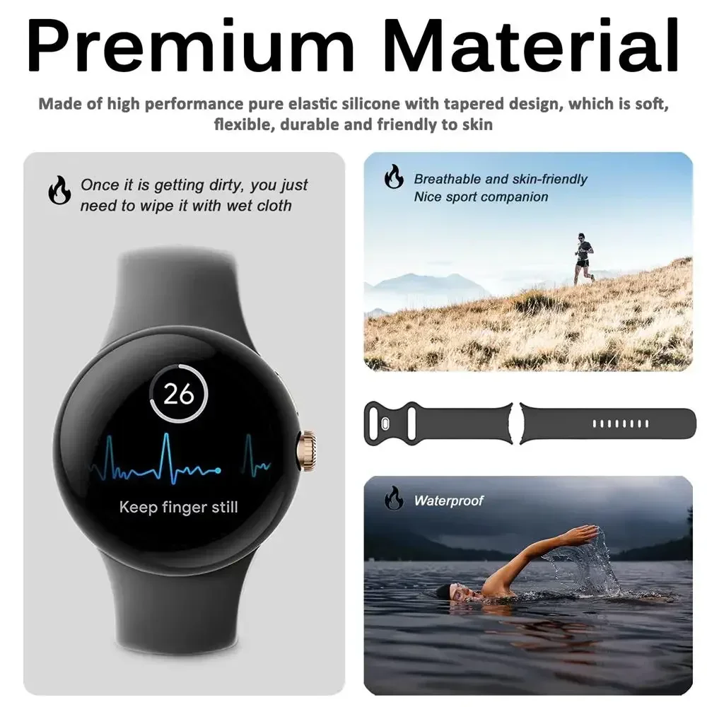 Premium Comfort Strap for Google Pixel Watch - Versatile and Stylish Band Replacement