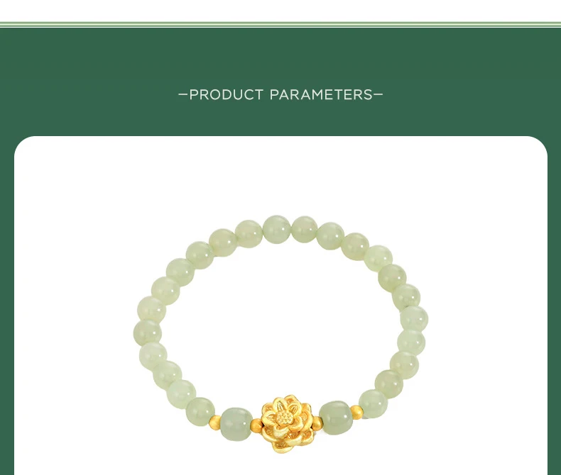 Nationaler Windschmuck, vergoldet, Lotus-Handschnur, Blütenblume, luxuriöses High-End-Armband für Damen, modisch – Detail 7