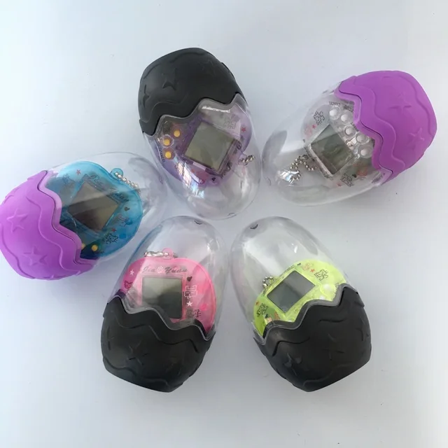 Dinosaur Egg Transparent Electronic Pets Tamagotchi 90S Nostalgic 49 Pets In One Virtual Cyber Digital Pet Toys Pixel Play Toys 3