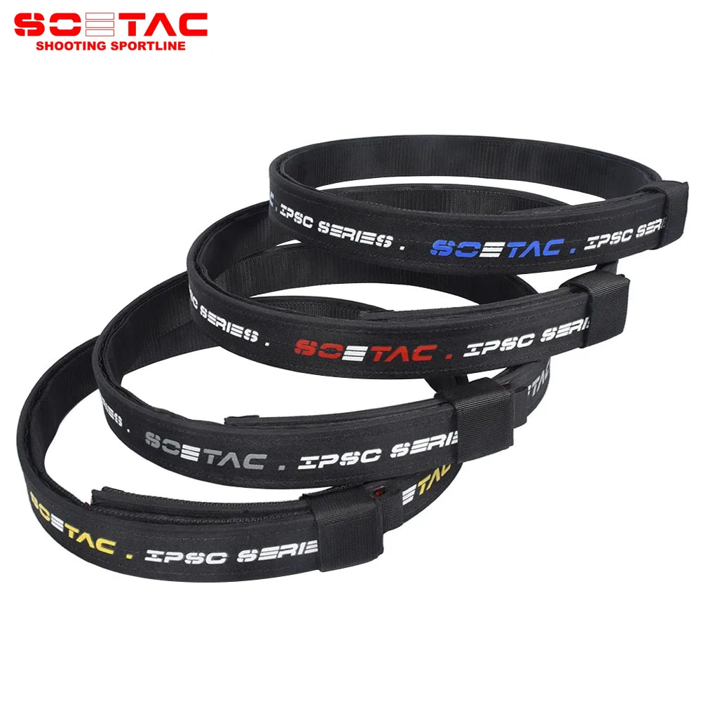 IPSC IDPA Double Layers Tactical Belt Professional Quick Release Holster Combat Waistband Outdoor Airsoft Hunting Tools