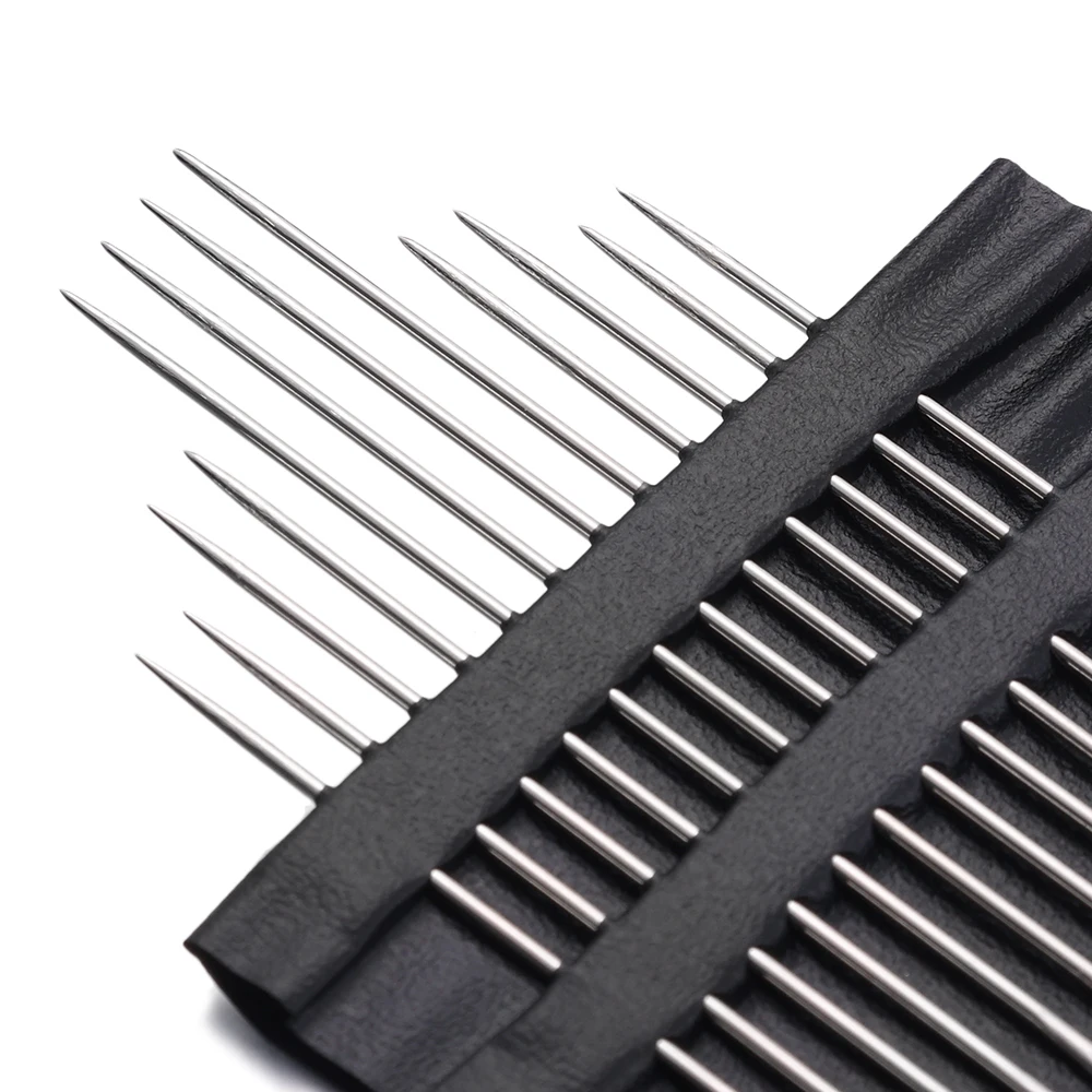 Beading Needle Stainless Steel Needle for Sewing Household Threading Apparel Manual DIY Jewerly Beading Needles Big Hole Blind Needle 12Pcs/set