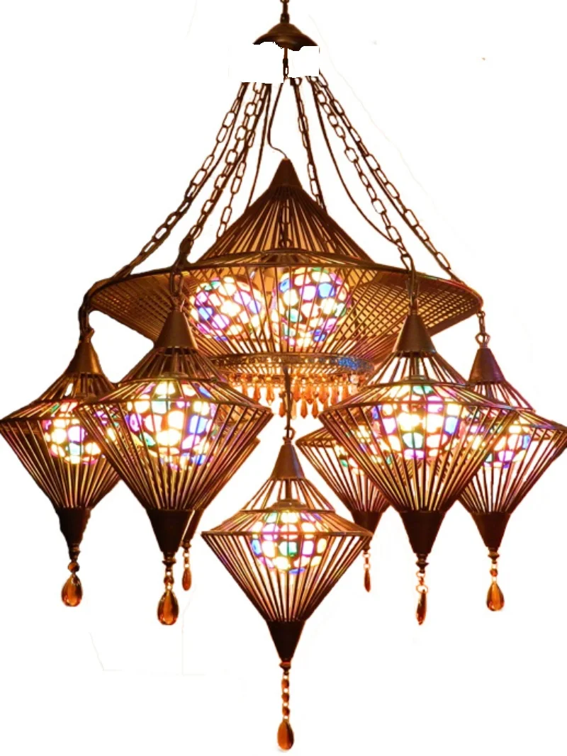 

Ethnic Style Living Room Chandelier Beauty Foot Bath Thai Restaurant Restaurant Bar Music Bar Coffee Shop