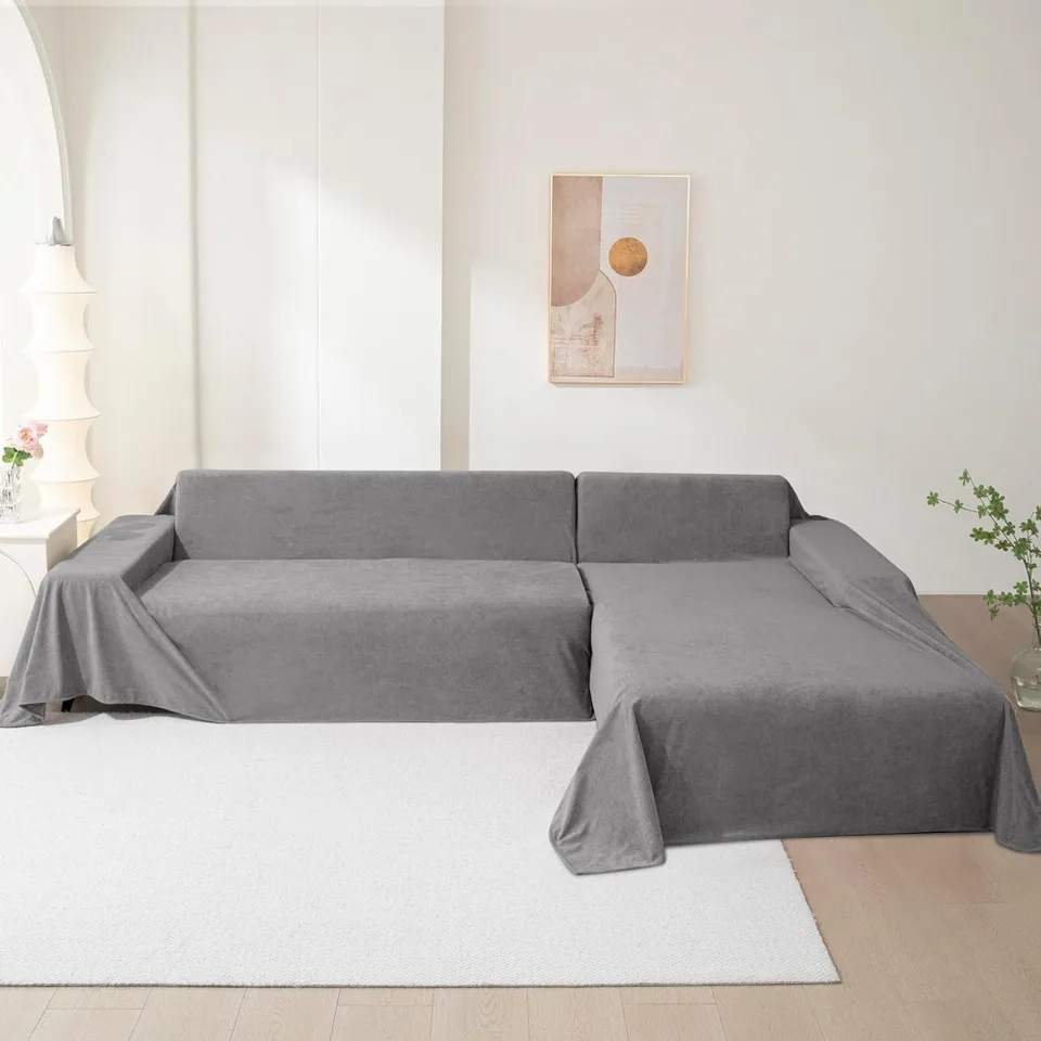 Washable Cushioned Sectional Sofa Cover Protector